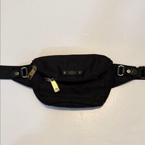 Tutilo Black Nylon Belt Bag